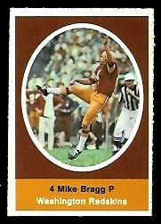 1972 Sunoco Stamps      624     Mike Bragg
